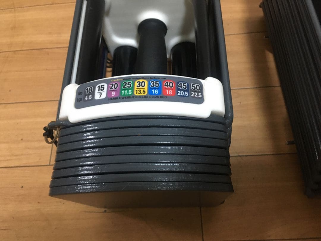 ①POWERBLOCK SPORT5.0パワーブロック ダンベル 23Kg×1個