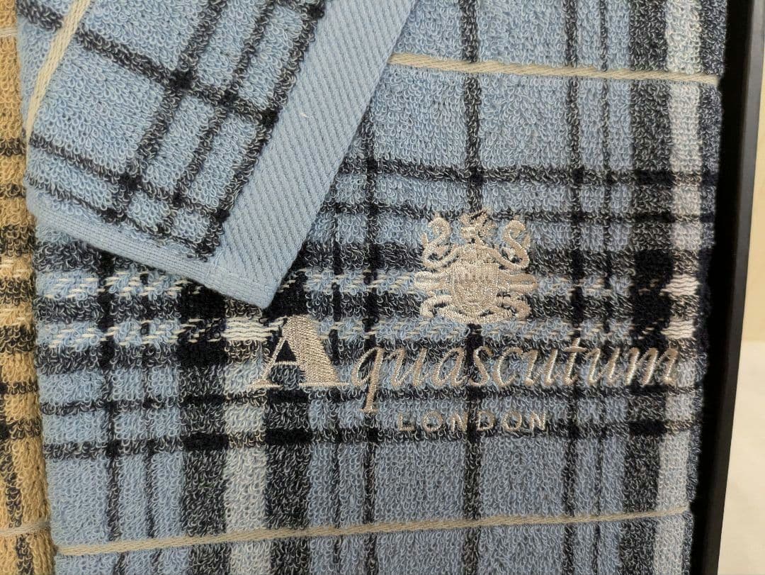 価格修正【新品未使用】Aquascutumアクアスキュータム タオルケット2P