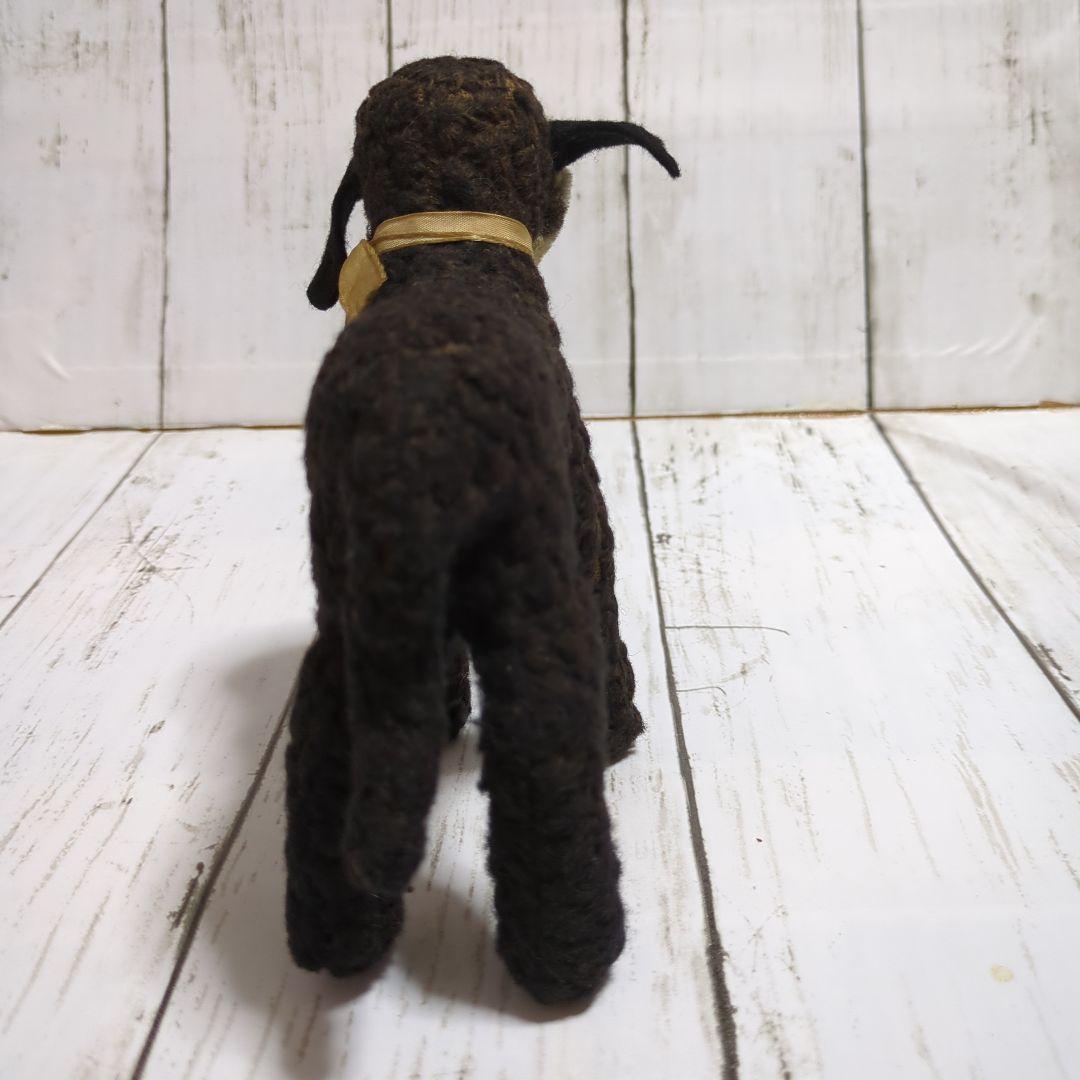 ヴィンテージ シュタイフ ペルシャラムのSwaple 黒羊 Steiff ドイツ