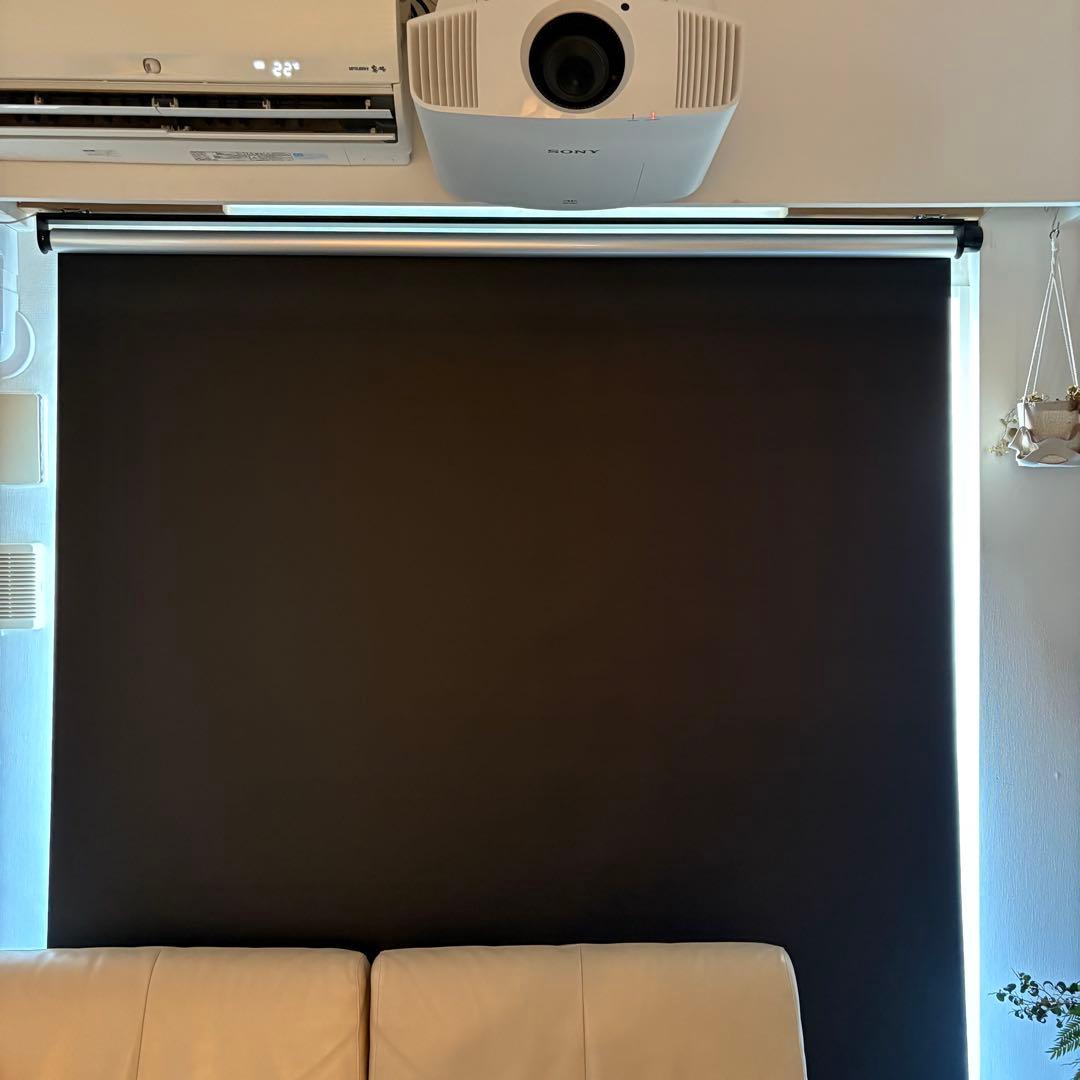シアターハウス 遮光一級 電動 暗幕ロールスクリーン