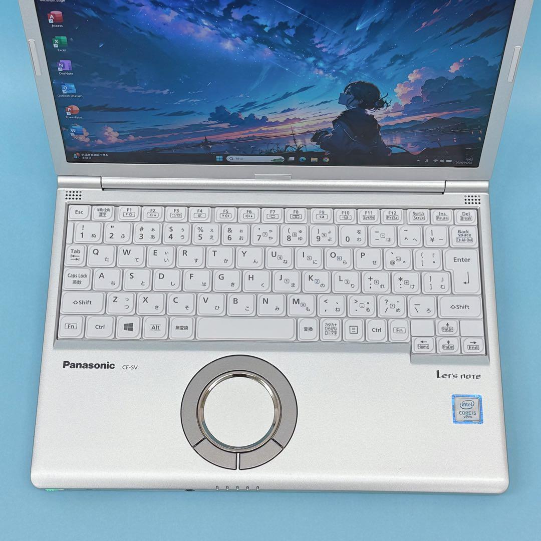 060 美品 レッツノートCF-SV8 i5 第8世代 8GB office