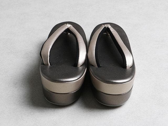 【新品】草履バッグセット 草履 　25cm (マットゴールド)　 02216