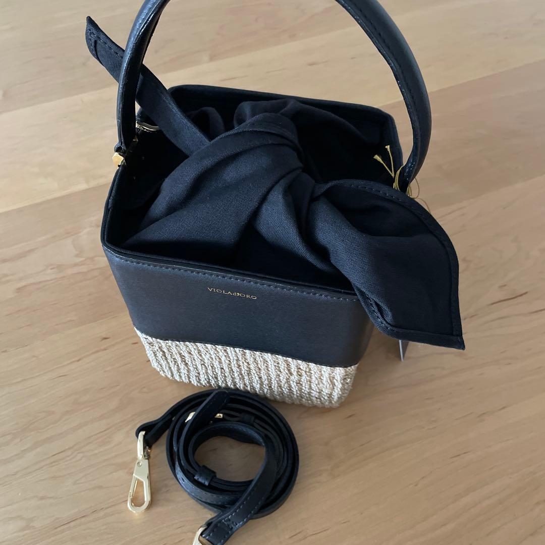 VIOLAd'ORO MIRO スクエアバスケット バッグ