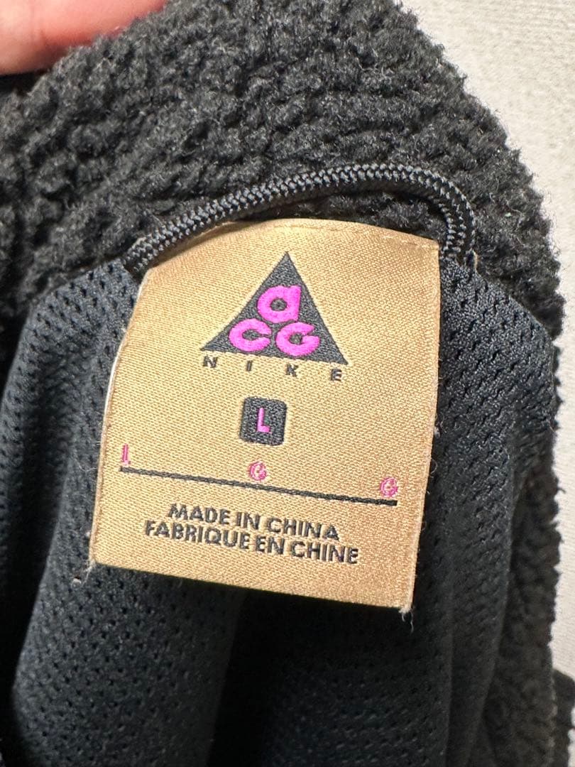 NIKE ACG ブラック フリースベスト Lサイズ