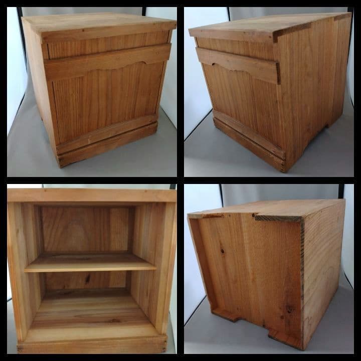 難あり　時代物　輪島塗　金蒔絵　重箱　二段重　家紋入　台付　木箱付