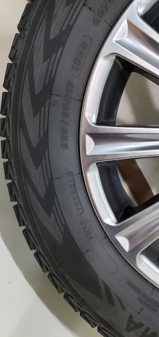 センサー付 レクサス NX 純正 225/65R17 スタッドレスホイールセット