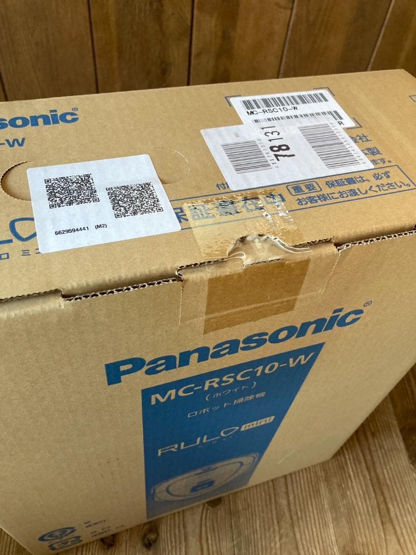【未開封】（すもも様用）Panasonic MC-RSC10-W ロボット掃除機