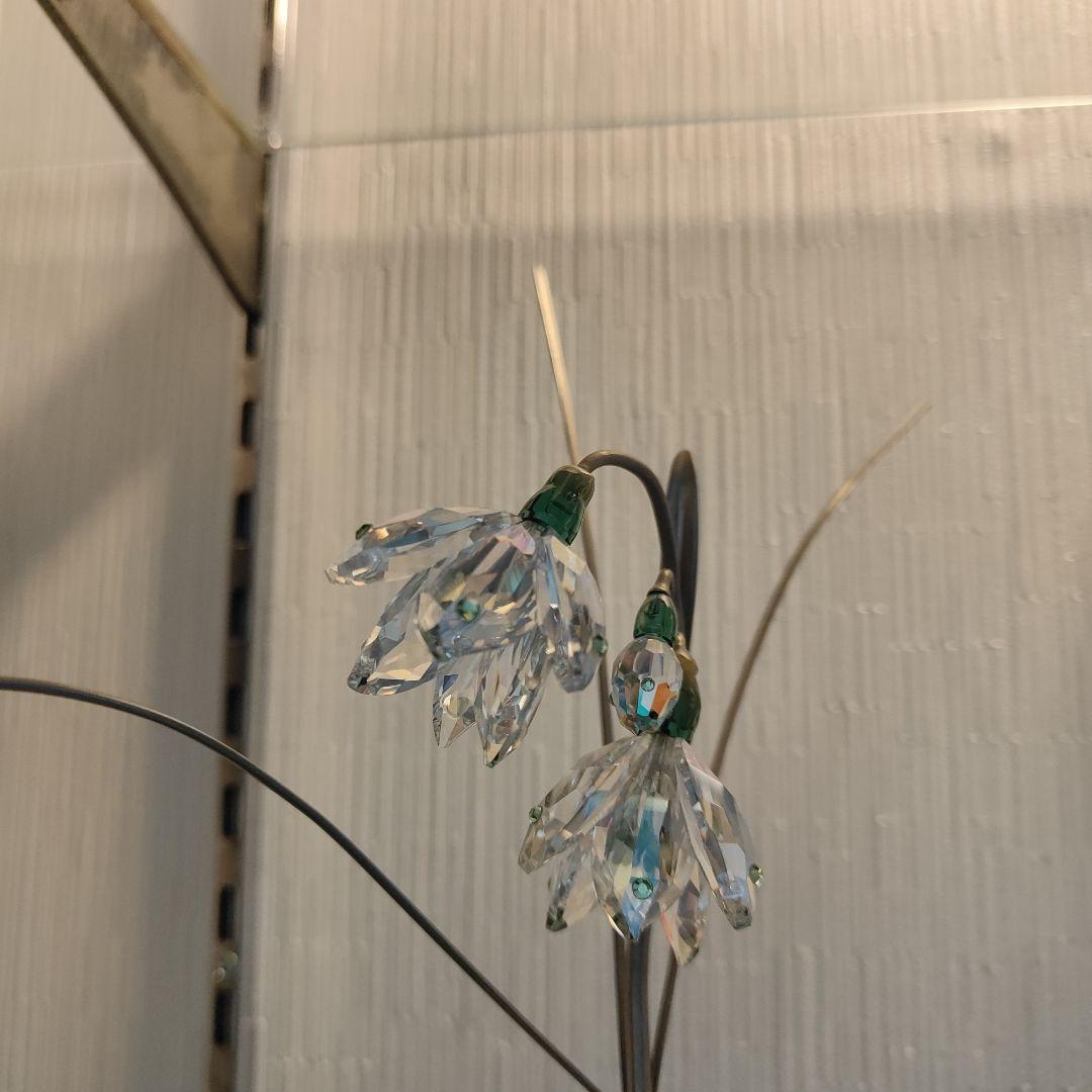 人気の花シリーズ超貴重！ 【スワロフスキー】スノードロップ