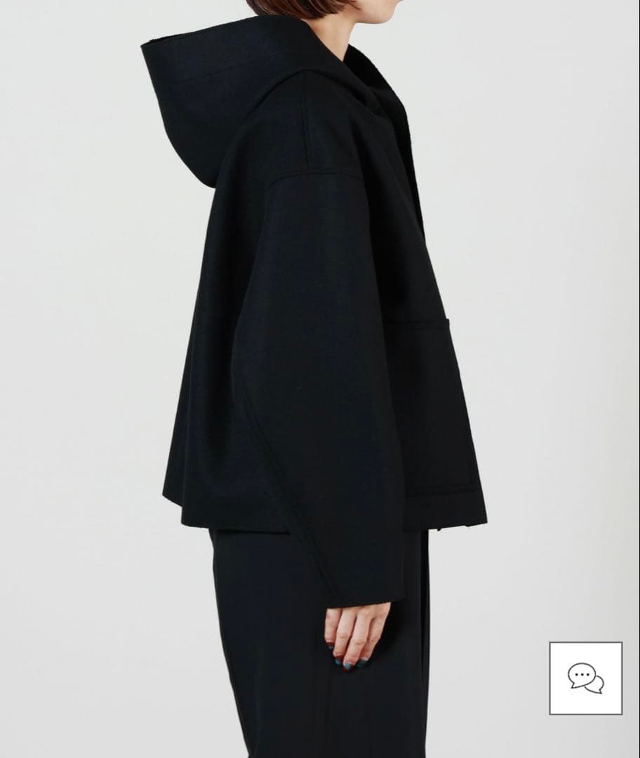 SALE‼️HYKEメルトンフードワークジャケットコート