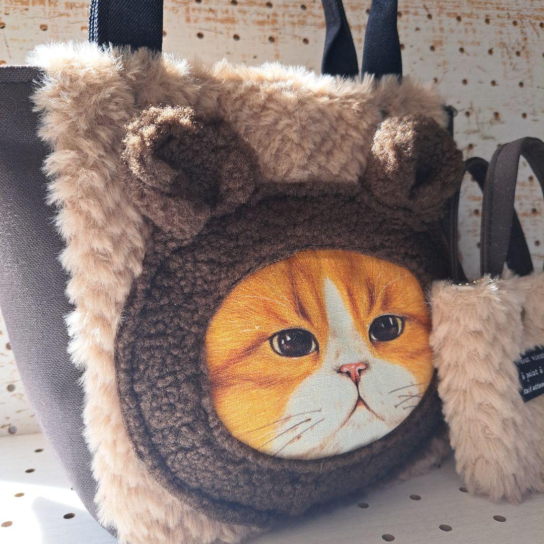 ね*】様 コヤンイサムチョン　ハチワレ猫ちゃん　トートバッグ&ミニミニトート