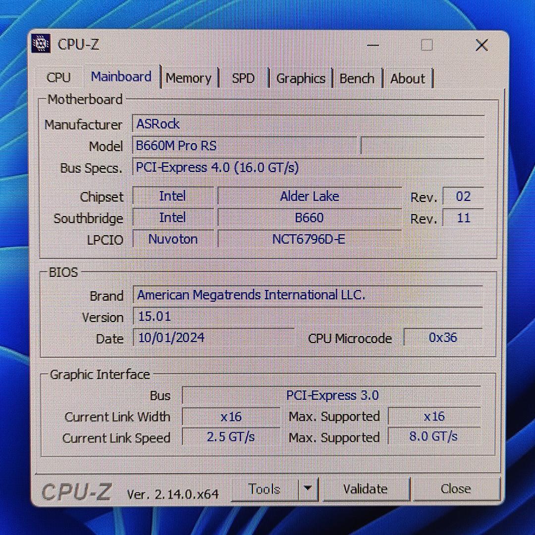 マザーボード ASRock B660M Pro RS
