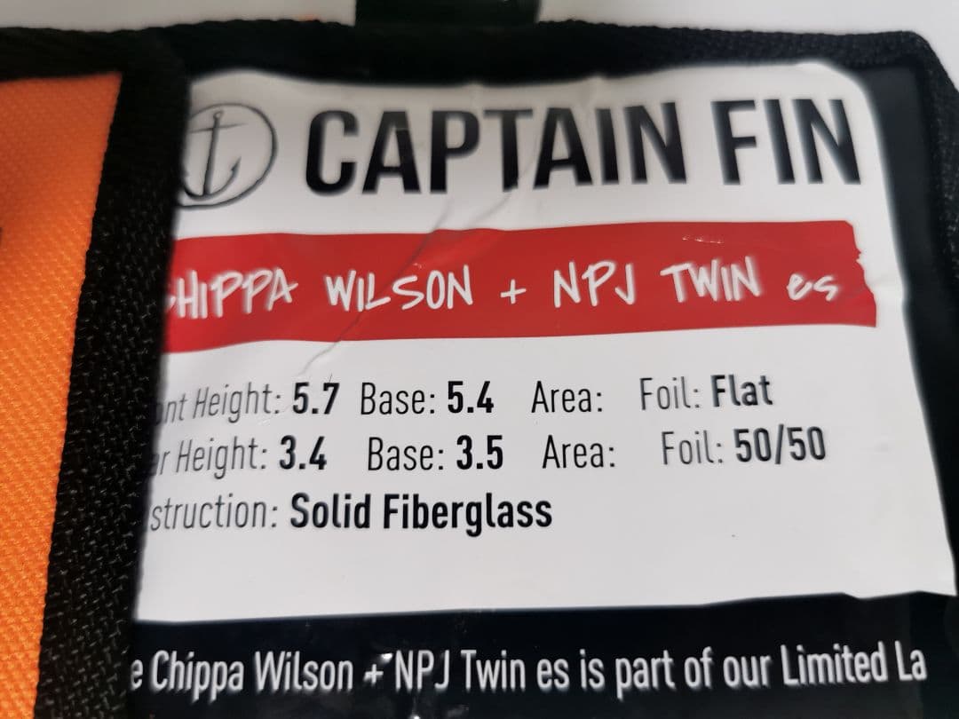 CAPTAINFIN Chippa Wilson 2+1 ツインスタビ フィン