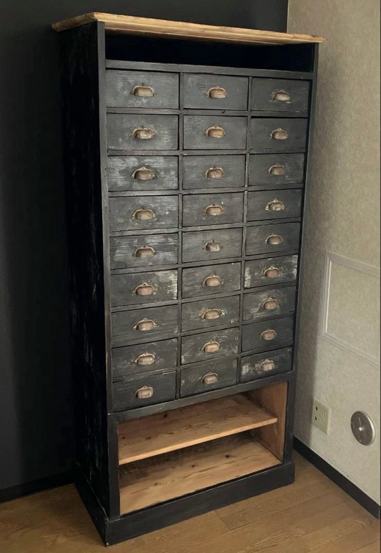 フランス アンティーク シェルフ インダストリアルラック キャビネット