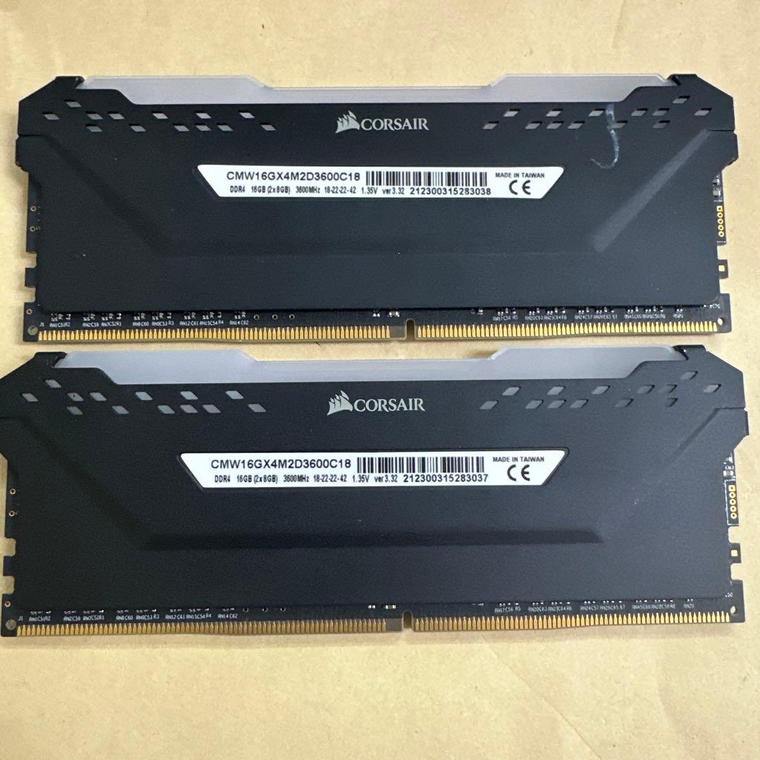 ② RGB各社DDR4 16GB　（8GB*2）