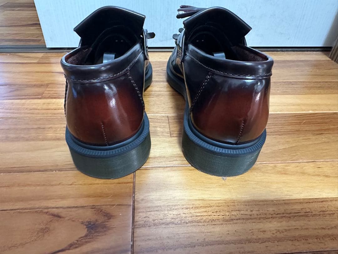 ADRIAN タッセルローファー チェリーレッド