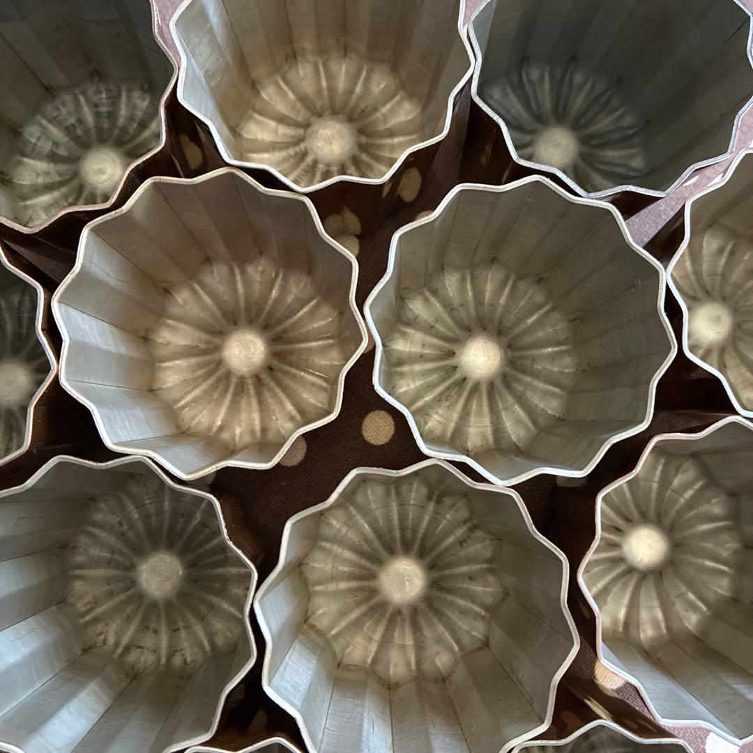 浅井商店 銅製カヌレ型 大12個セット