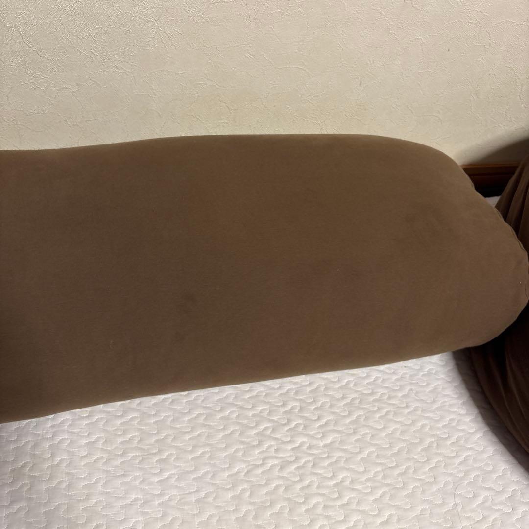 美品　Yogibo Roll Midi Double ブラウン　ヨギボー