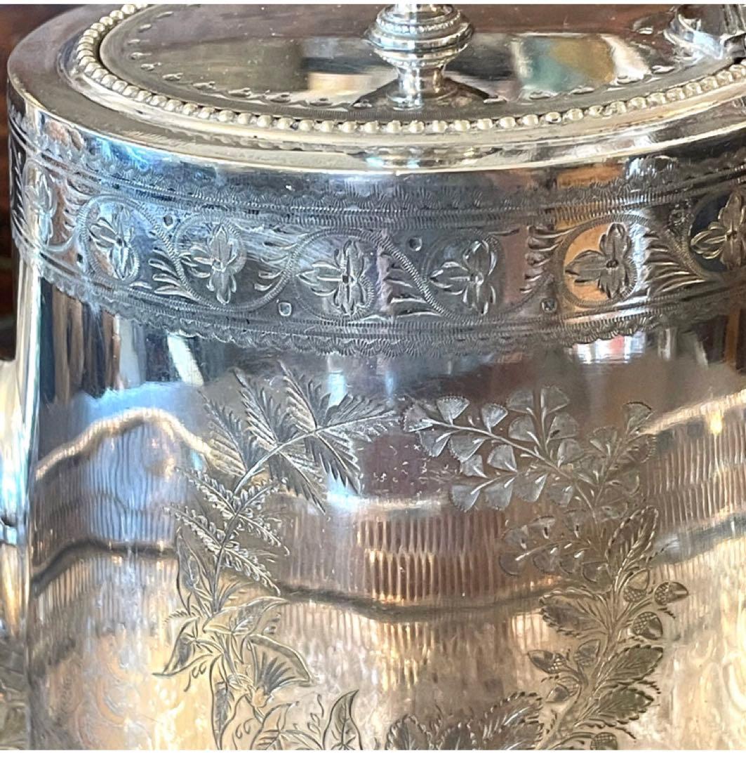 英国　イギリス　アンティーク　ティーセット　シルバープレート　純銀P 銀製品