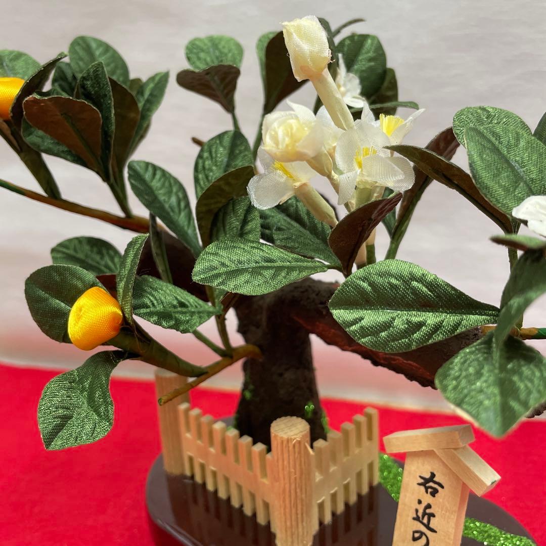 雛人形　桃の節句　手造り醍醐桜橘