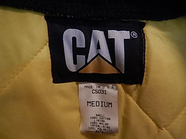 Caterpillar キャタピラー　ダック中綿ベスト M アメリカ製