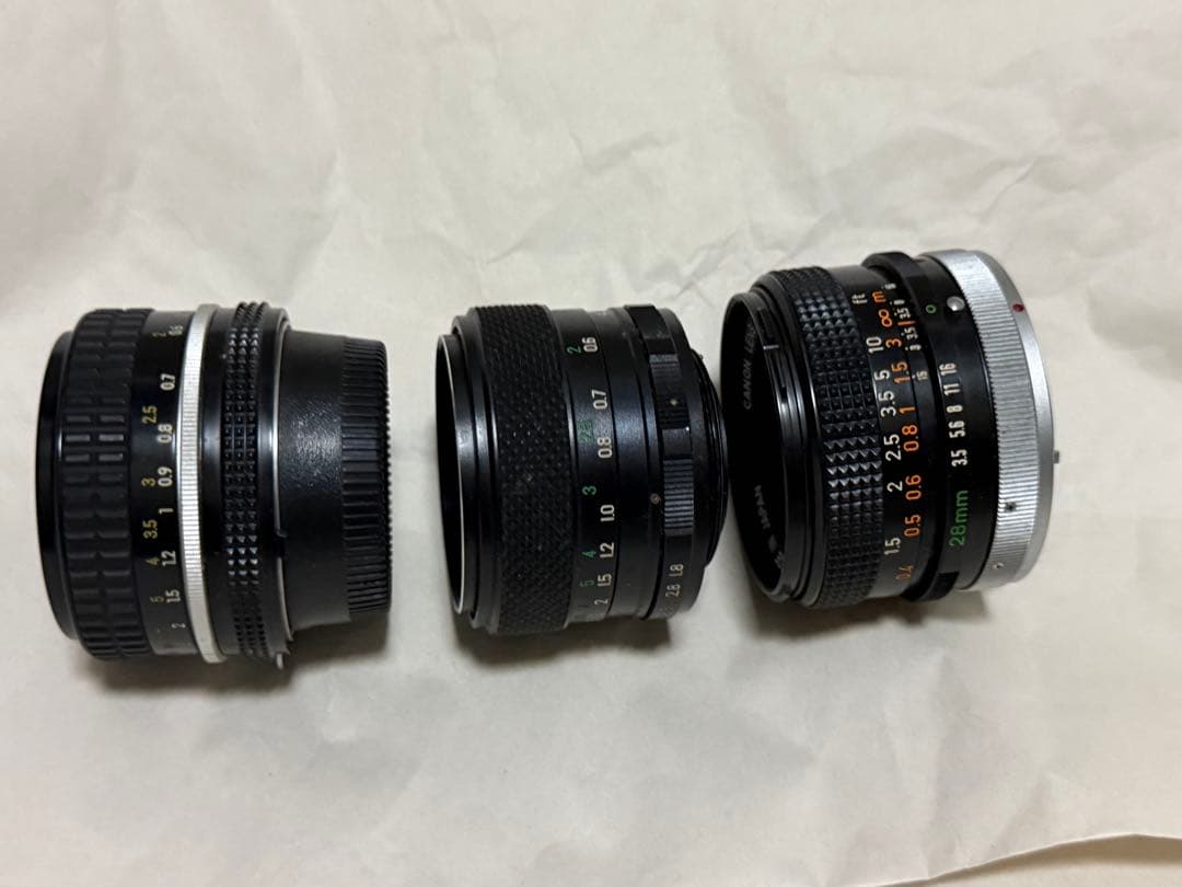 レンズ　3本