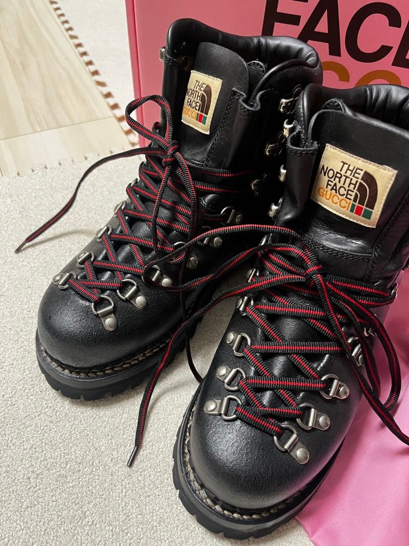 GUCCI×THE NORTH FACE レザー マウンテンブーツ箱付き