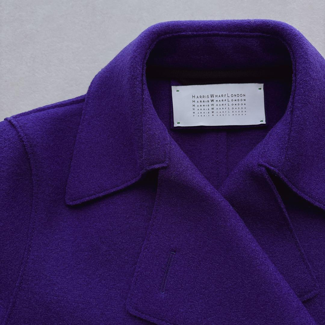 23AW EPOCA【HARRIS WHARF LONDON】カラーピーコート
