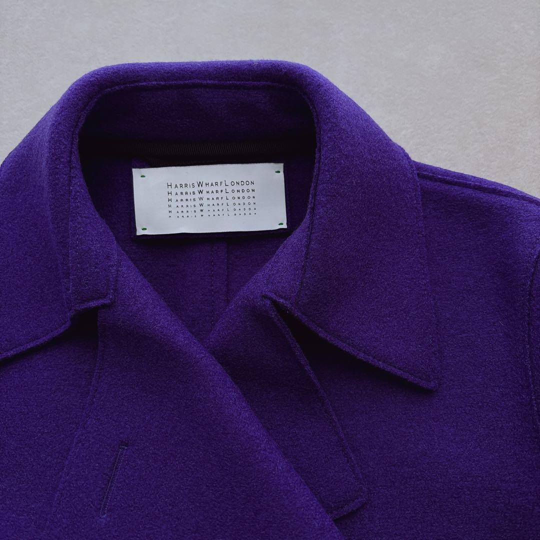 23AW EPOCA【HARRIS WHARF LONDON】カラーピーコート