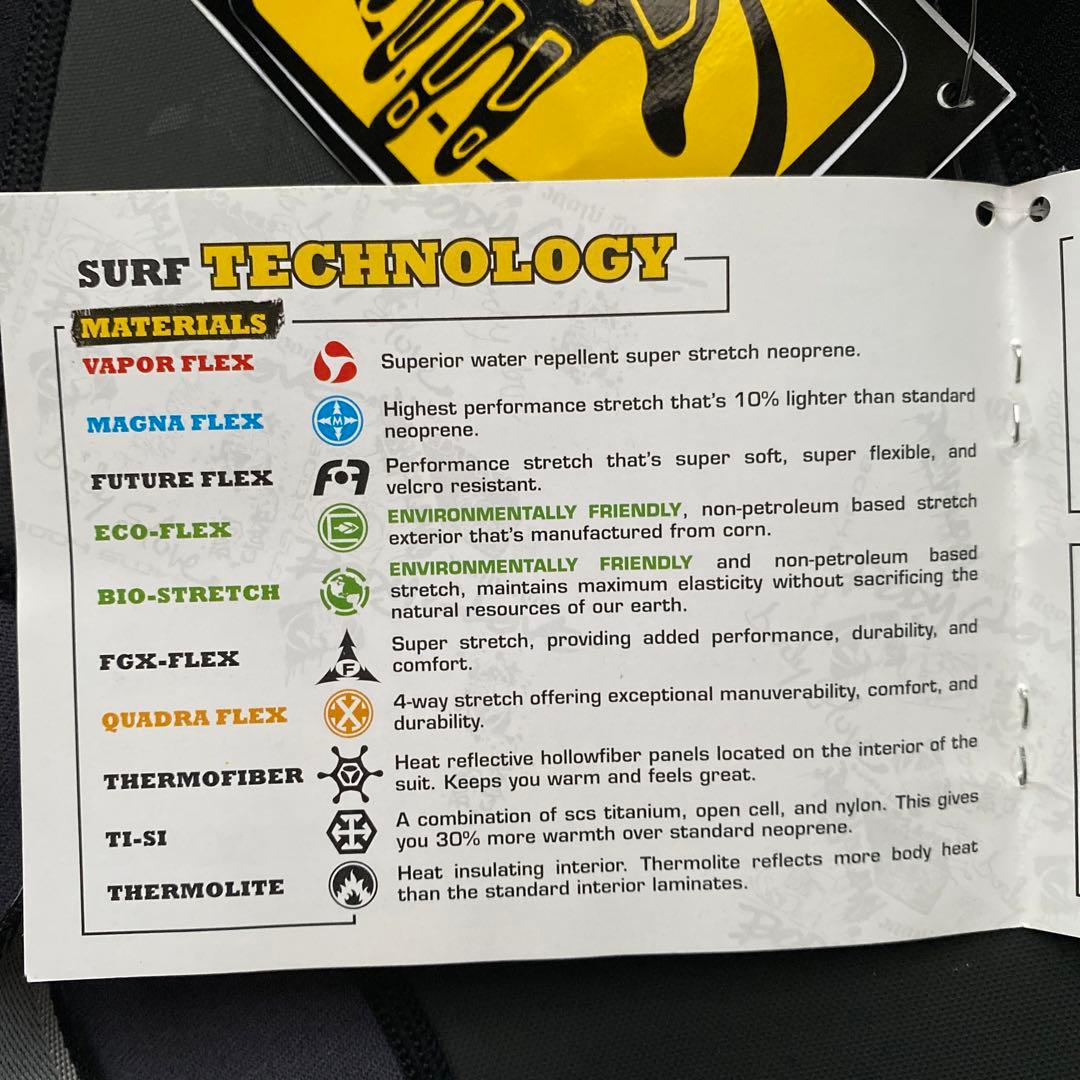 新品未使用　BODY GLOVE スプリング　WETSUITS メンズ