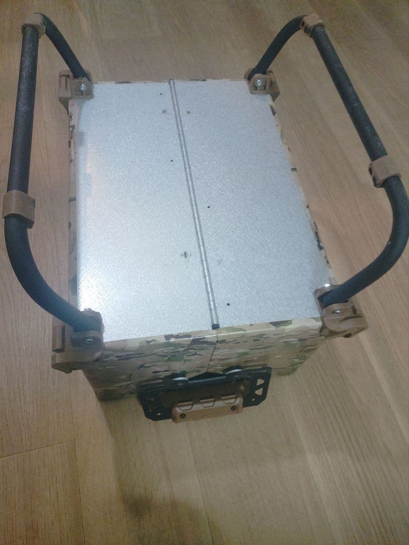 スノーピーク　シェルフコンテナ25 カスタム　 マルチカム　クラックトップ