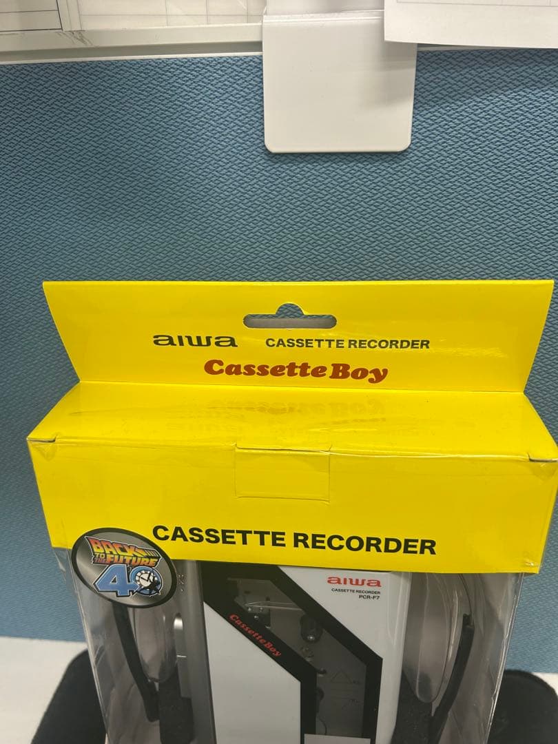 【未開封】バックトゥザフューチャー ポータブルカセットプレーヤー ドンキ