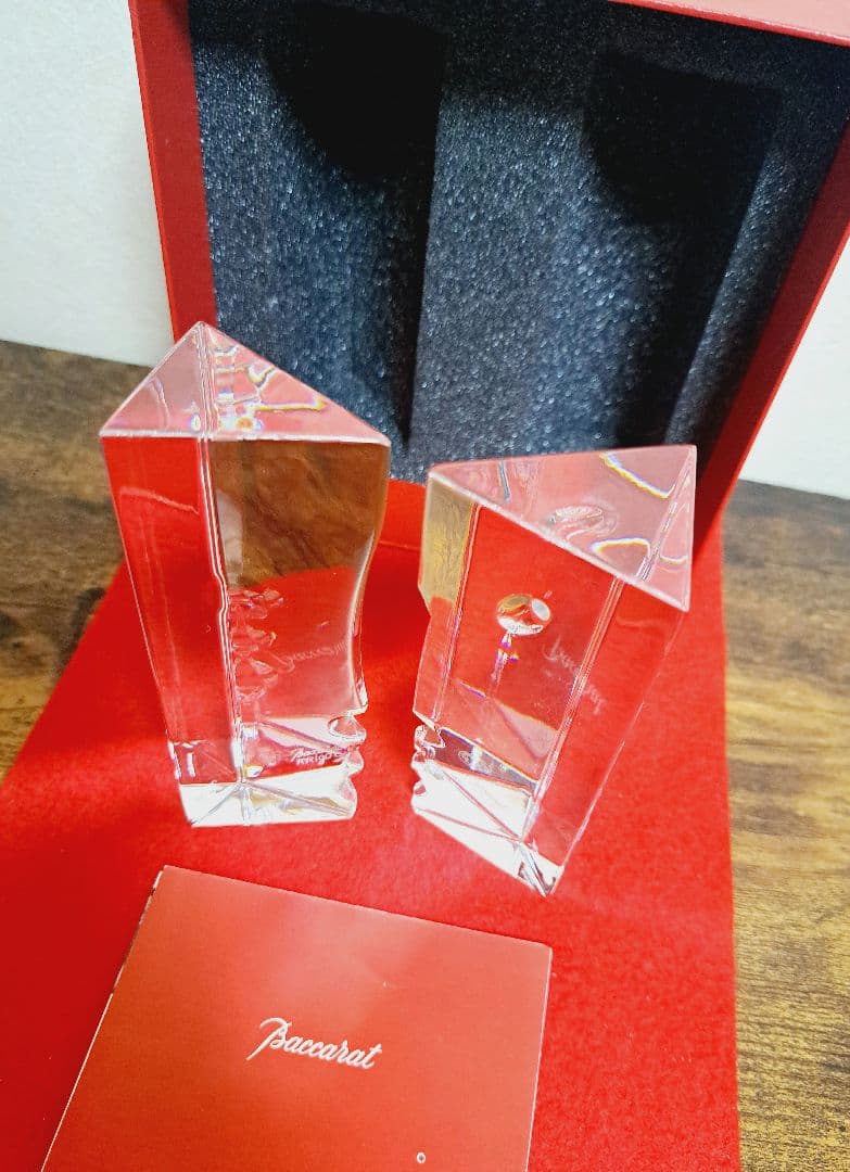 バカラ リゴ 「オム」「ファム」 ペア セット 希少 レア 置物 顔のシルエット