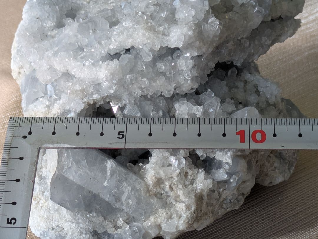 大型 セレスタイト 天青石 2.99ｋｇ 天然石 原石