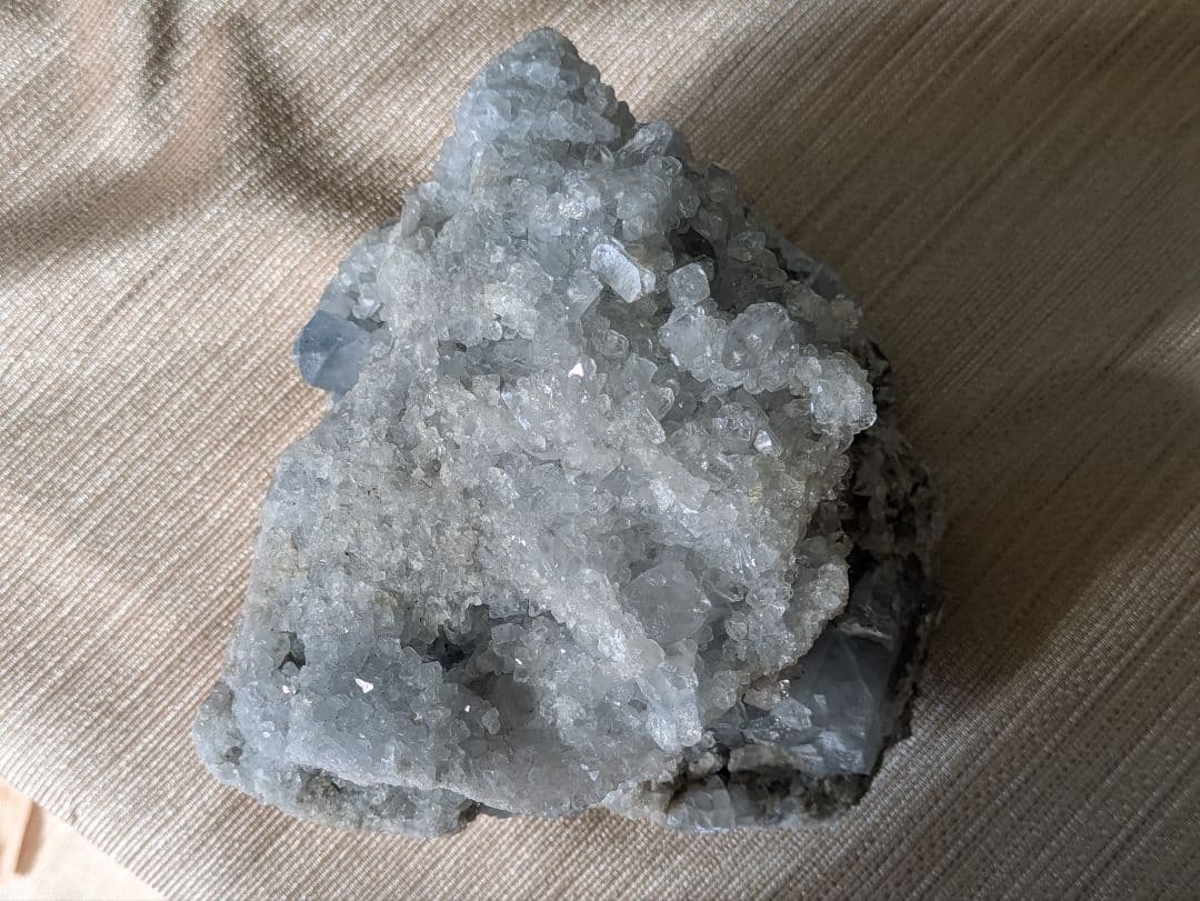 大型 セレスタイト 天青石 2.99ｋｇ 天然石 原石