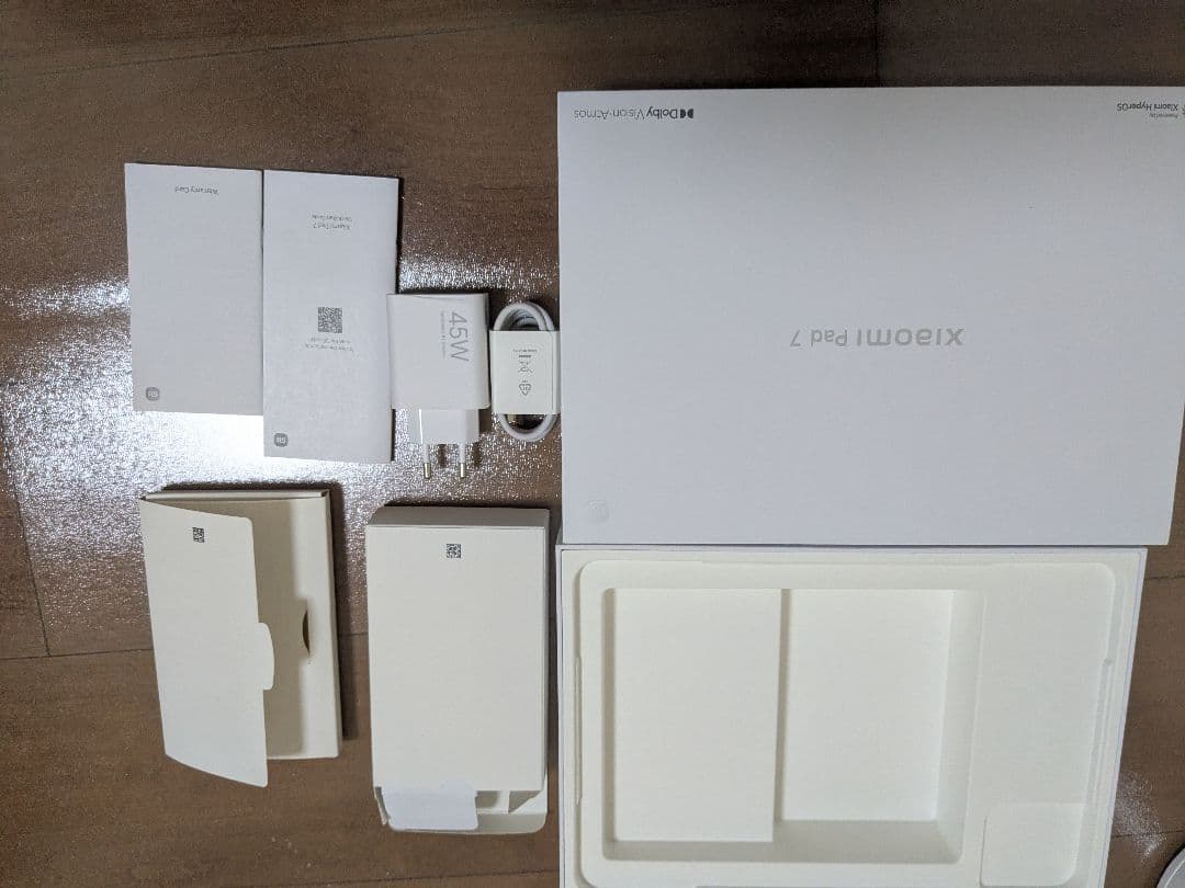 Xiaomi Pad 7 8GB 256GB グレー 画面の保護ガラス付