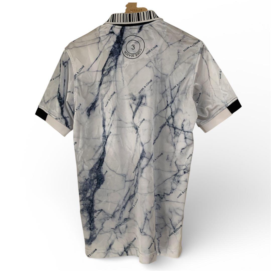 MARK & LONA マーブルポロシャツ 44