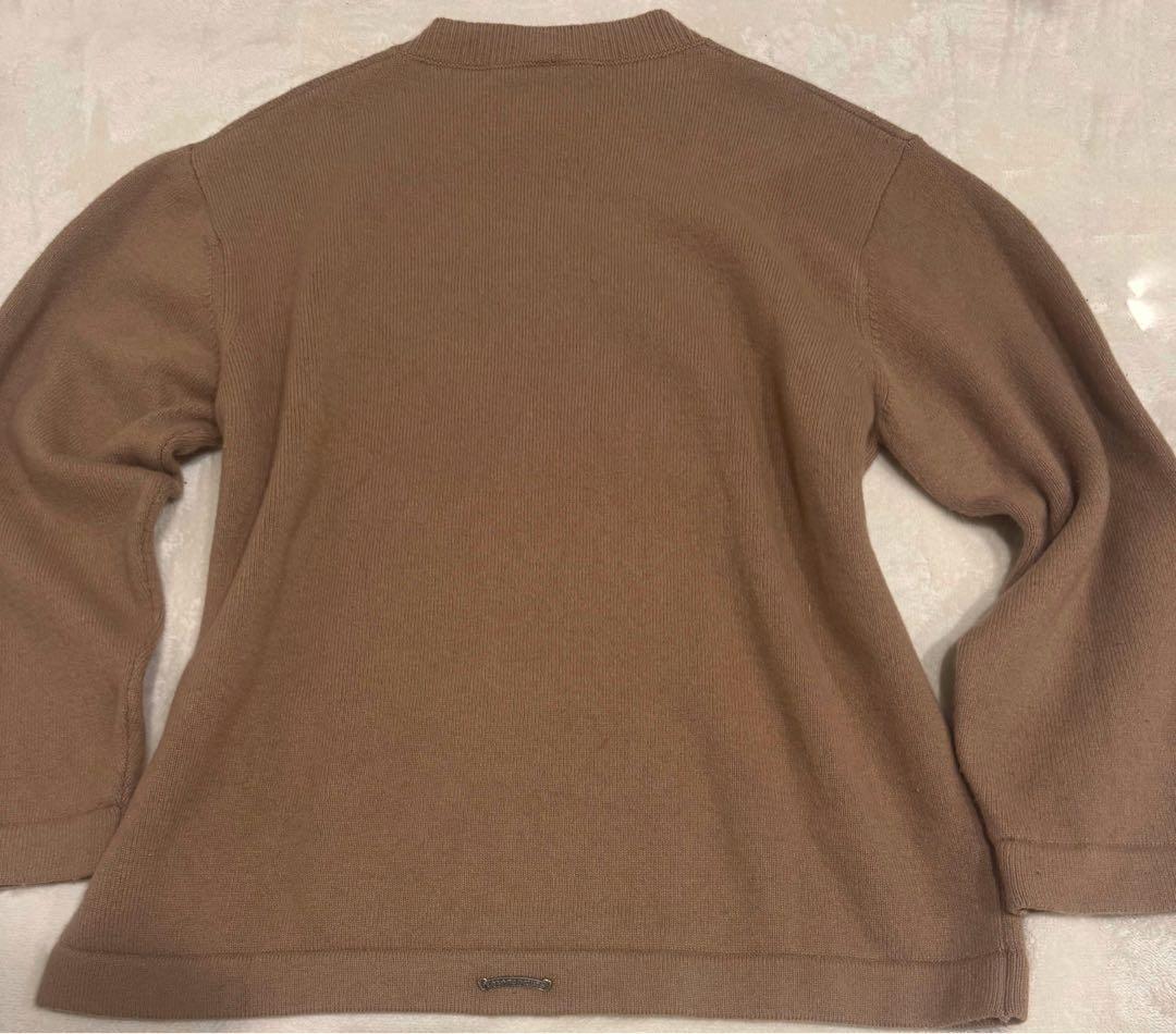 CHROME HEARTS（クロムハーツ）のベージュニットセーター、美品