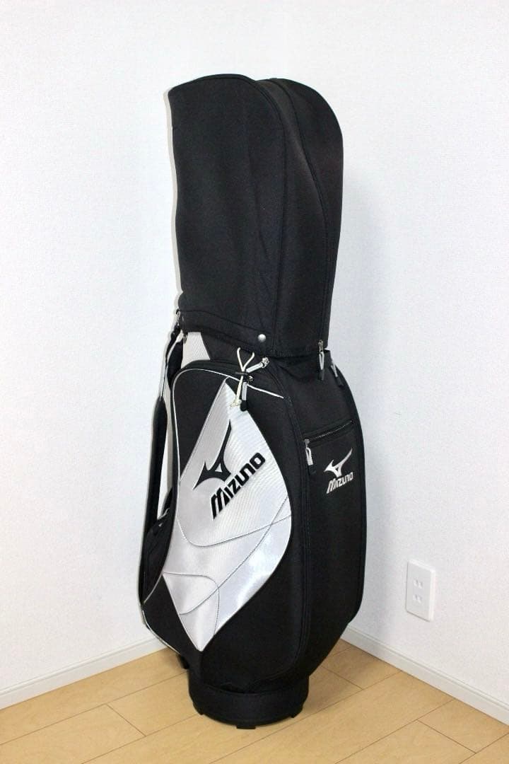 MIZUNO ミズノ キャディバッグ❗️ブラック×シルバー
