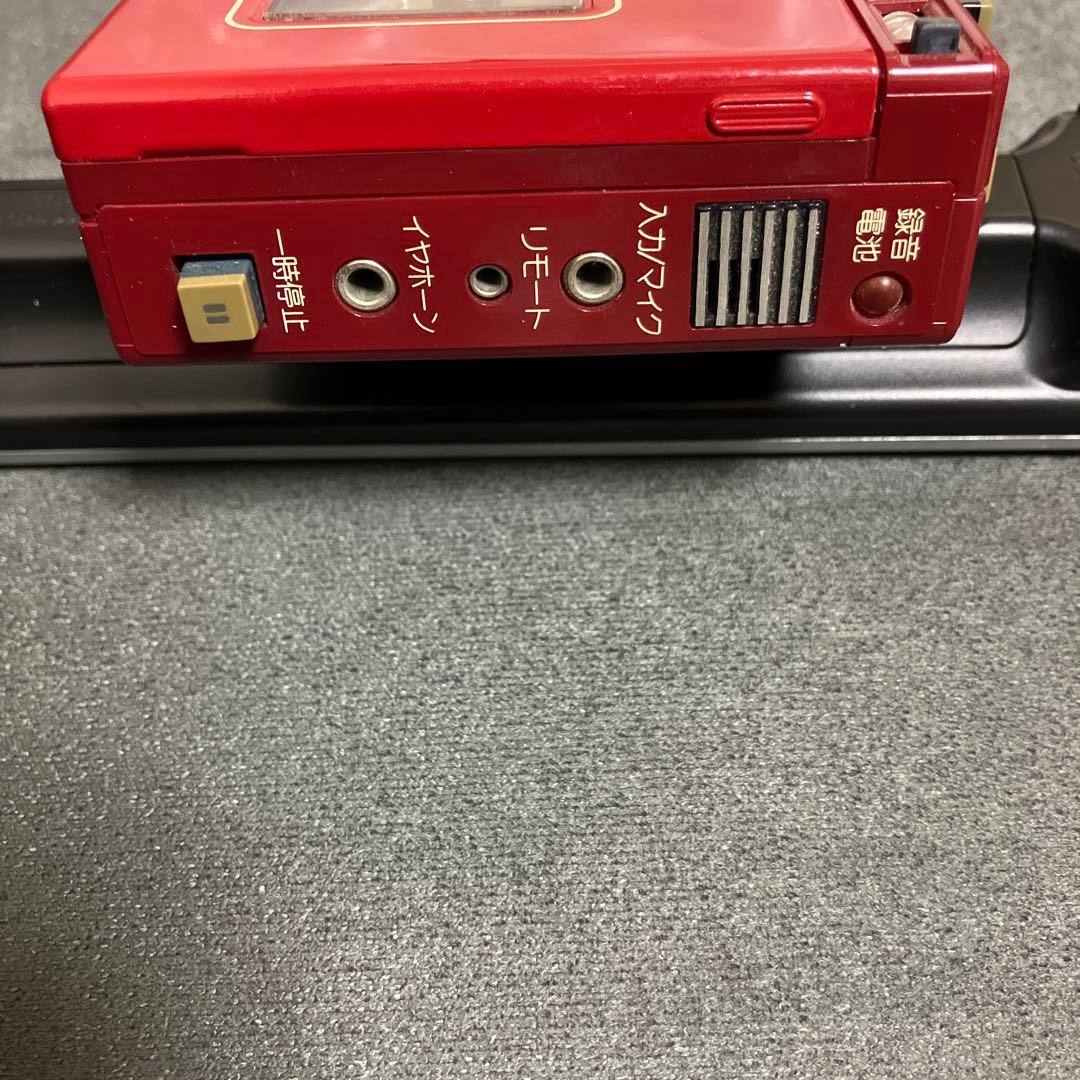 ポータブルプレーヤー TOSHIBA KT-1950R CASSETTE RECORDER RED