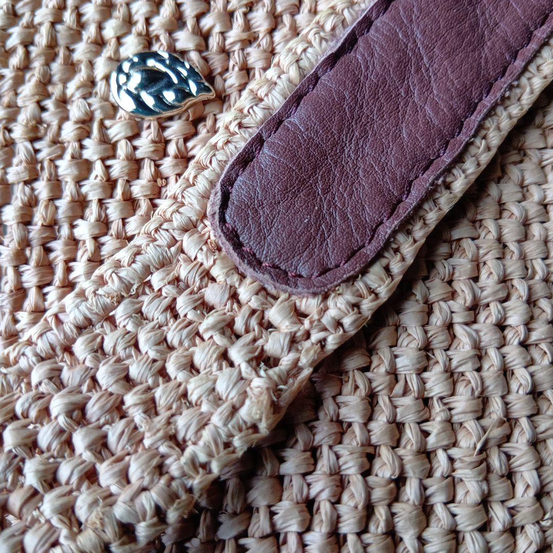 ヤーコ　ヘレンカミンスキー　ラフィア トートバッグ ベージュ 大きめ