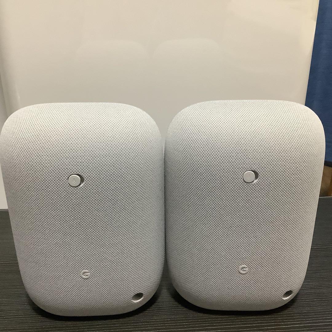 Google nest audio チョーク　ペア