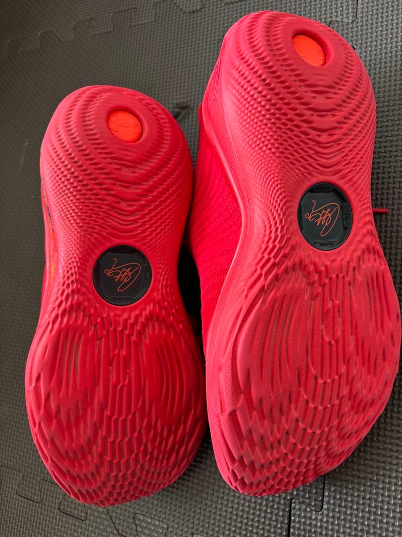 希少❗️アンダーアーマー　ステフィンカーリーモデル　26.5cm カリー12 赤色