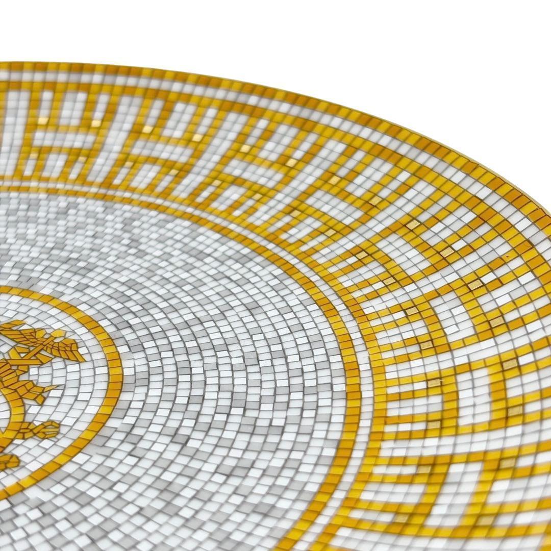 【超美品】エルメス モザイク24 デザートプレート 21cm ゴールド 1M28