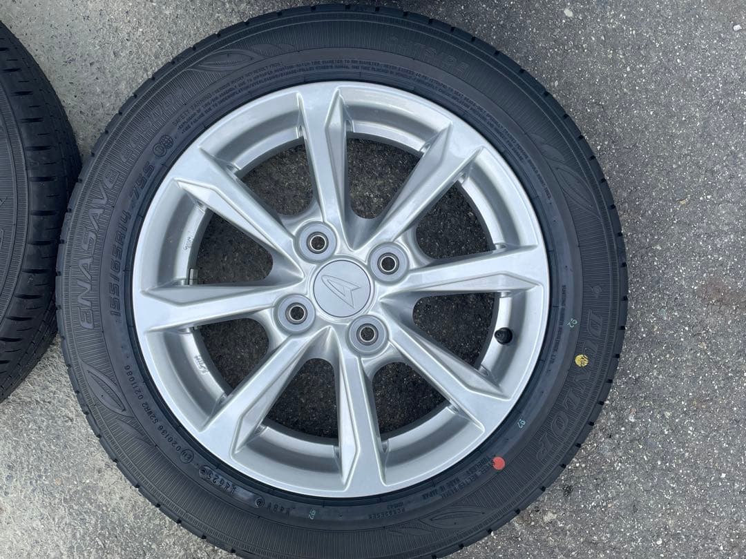 ☆ダイハツ　ミライース　14インチ　純正アルミホイール　4本セット　新車外し☆