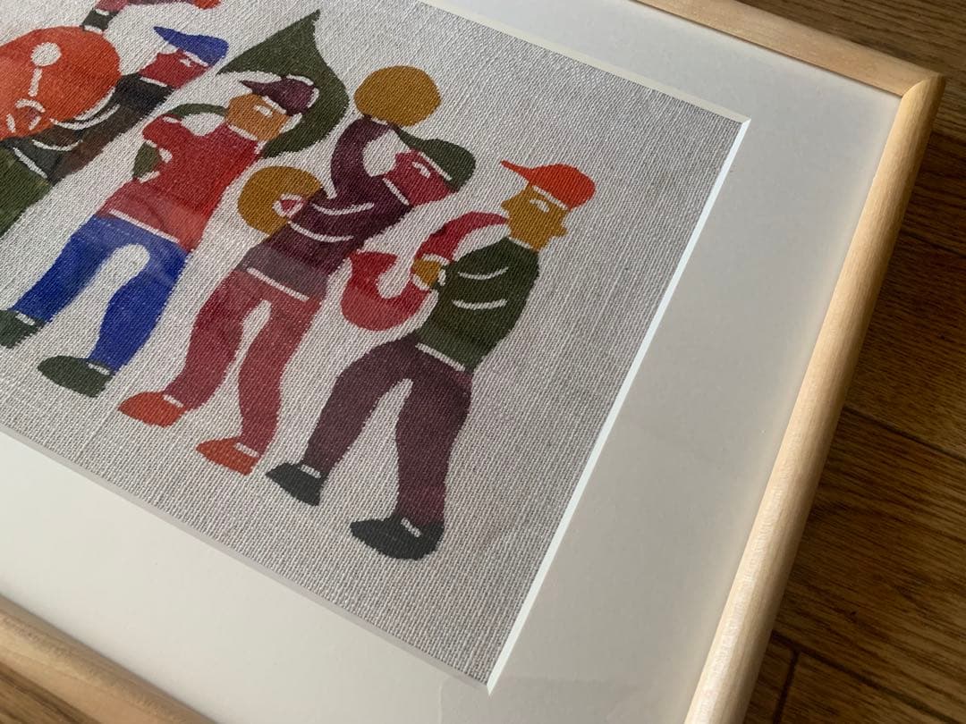 柚木沙弥郎　型染め絵