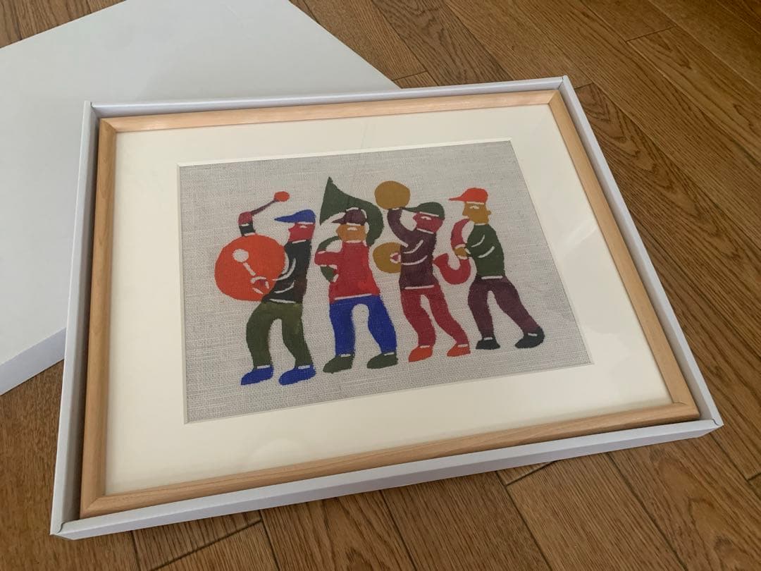 柚木沙弥郎　型染め絵