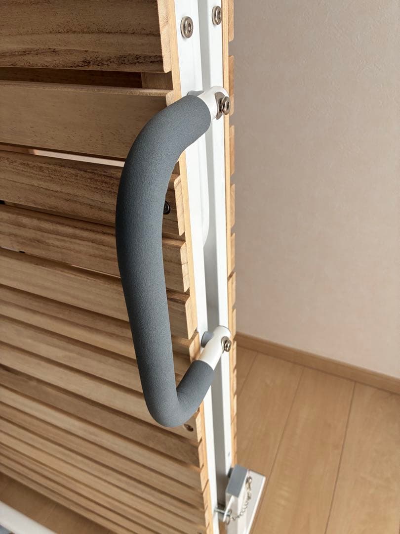 アイリスプラザ　折りたたみベッド すのこ　ハイタイプ