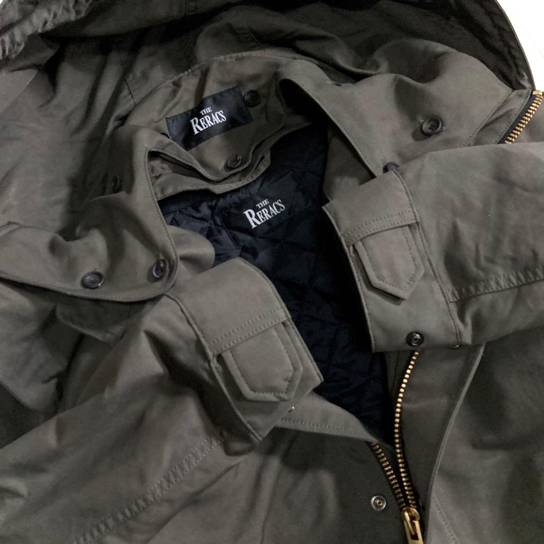 美品 ザリラクス ドゥーズィエムクラス ボアライナー付 モッズコート