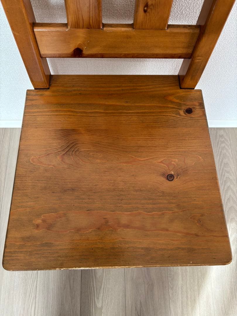 アンファンパイン材ダイニングチェア④