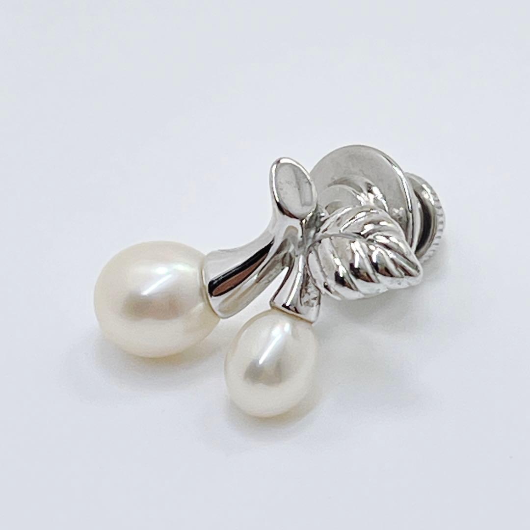 MIKIMOTO ミキモト パール　真珠　ピンブローチ ネクタイピン　タイピン